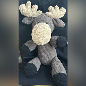 Handmade Crochet Moose Plush